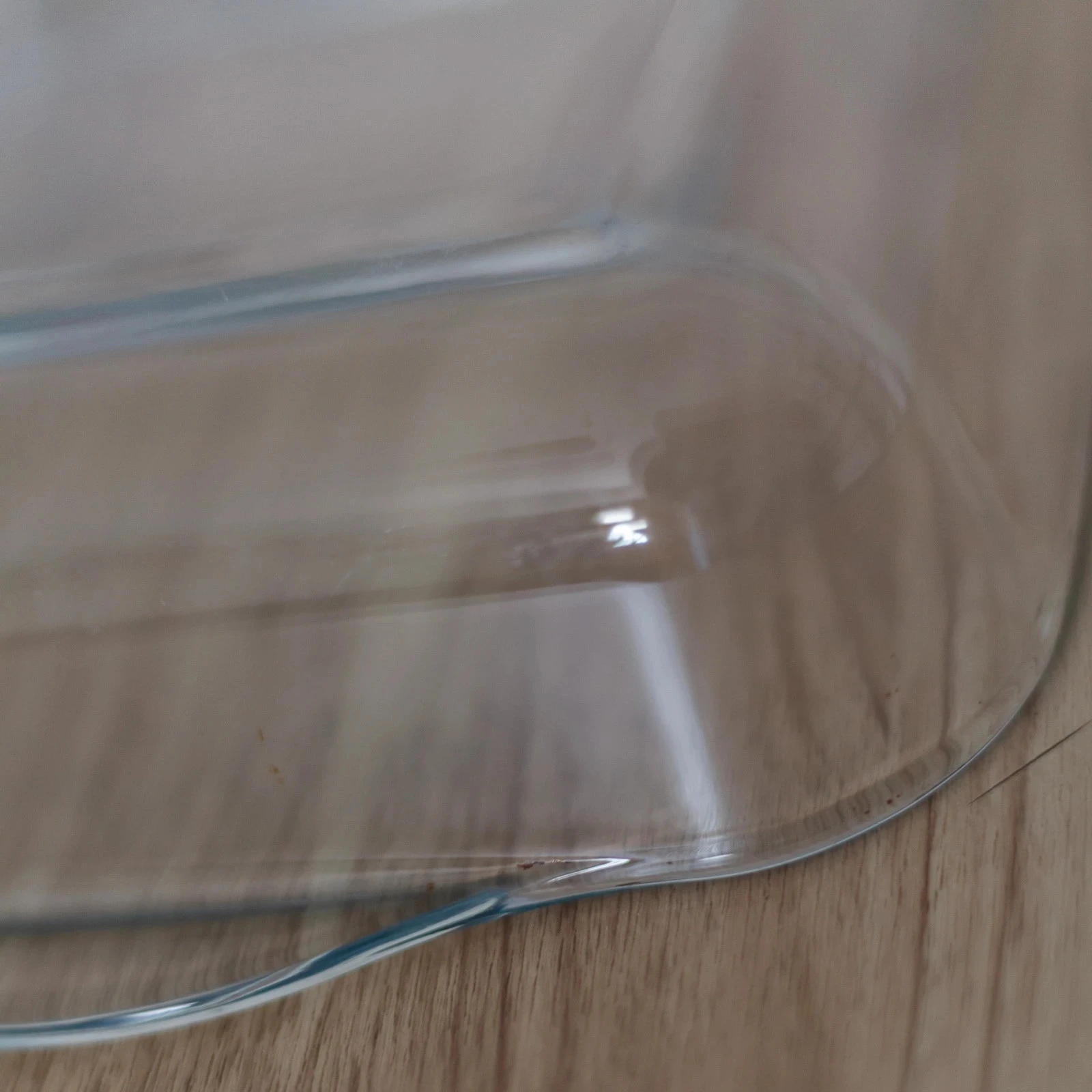 Plat carré en verre transparent 22x22 cm Centrakor – photo 5